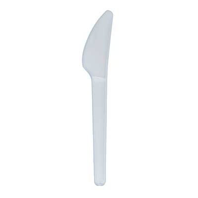 EcoPack 15cm PLA Compostable Knife - Pack of 100