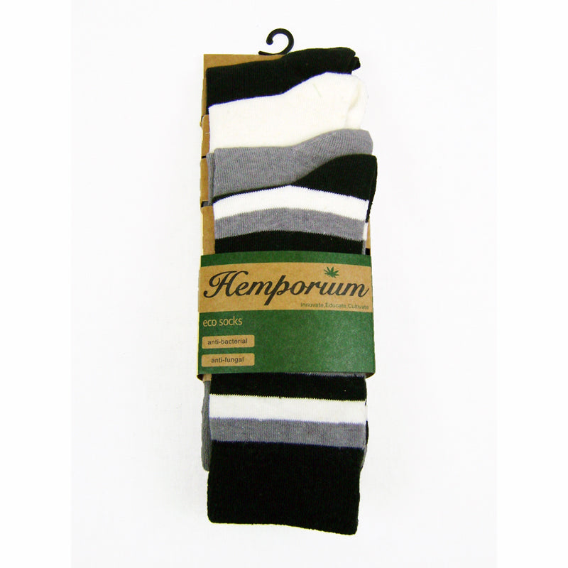 Hemp Plain Socks Four Pack
