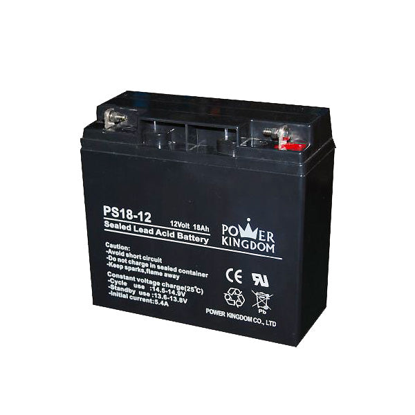 Power Kingdom PS18Ah 12V Sealed Battery - Sustainable.co.za