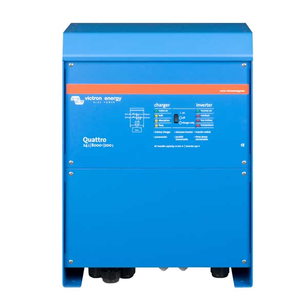 Victron Quattro 8kVA 6.5kW 24V/48V Inverter/Charger - Sustainable.co.za