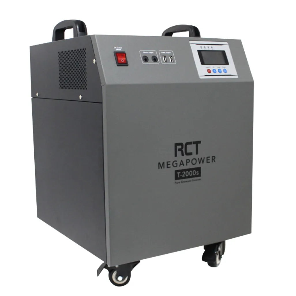 Rct Megapower Mp-T2000S 2Kva/2Kw 24V Inverter Trolley With 2 X 100Ah Batteries