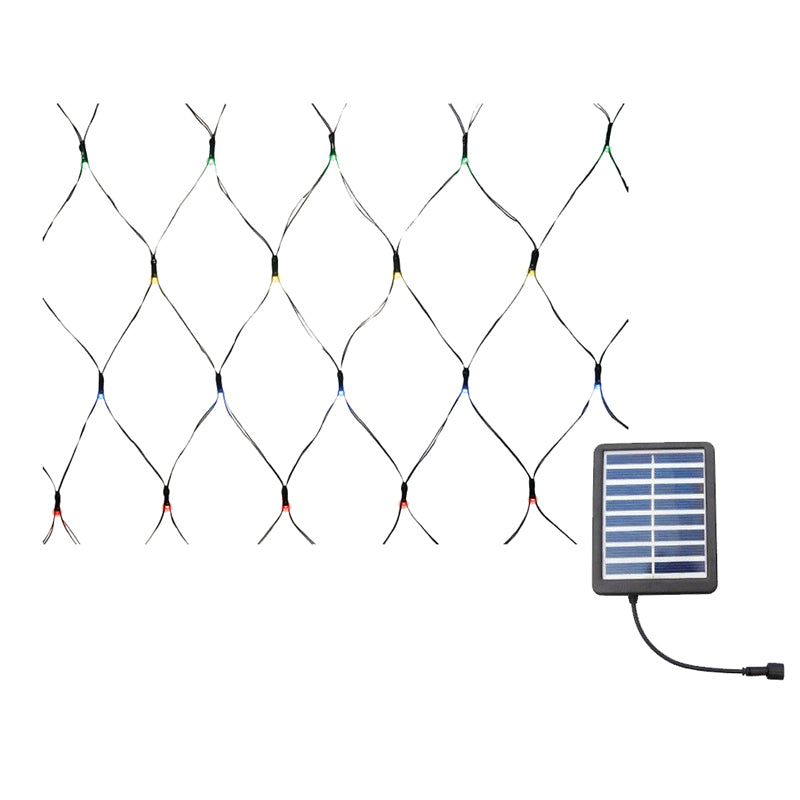 Solar 2.0m LED Net Fairy Lights