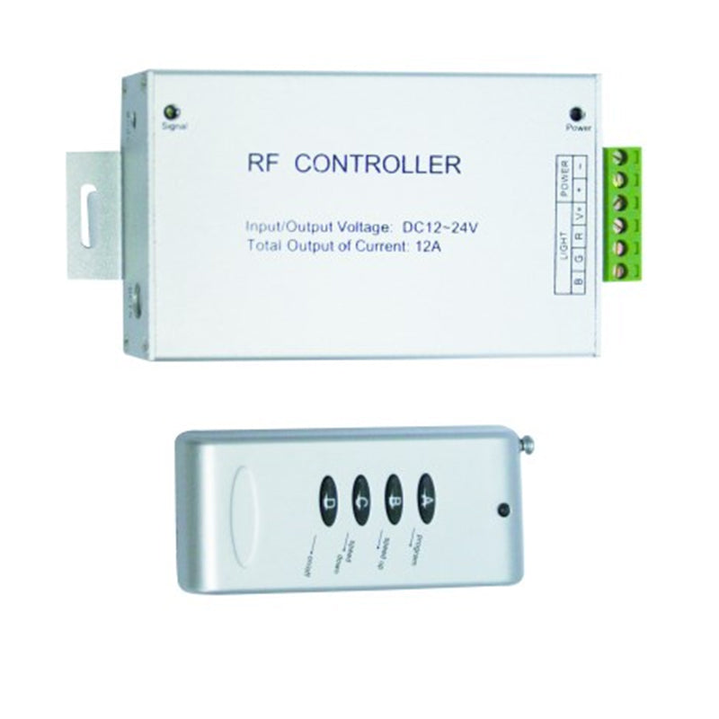 12VDC RGB Controller with Remote - Sustainable.co.za