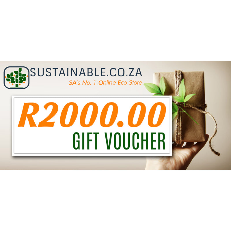 Sustainable.co.za R 2 000.00 Exclusive Gift Voucher