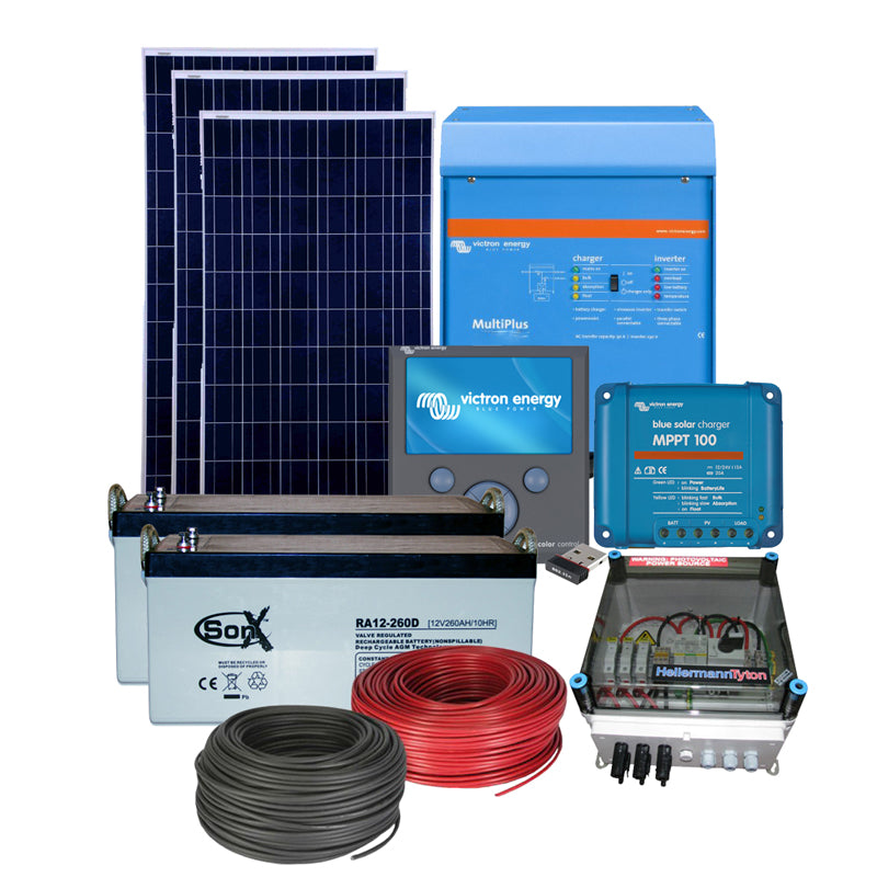 5kW Solar Power Kit with 12kWh battery reserve and 2.5kWp Solar Array